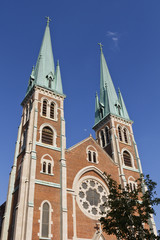 Fototapeta na wymiar Church spires