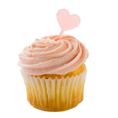 cupcake isolated ower white background