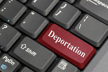 Deportation key on keyboard