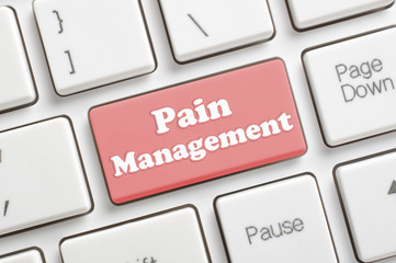 Pain management key on keyboard