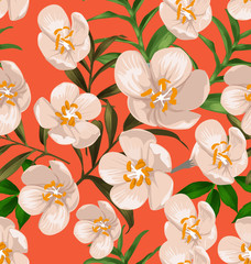 floral seamless pattern