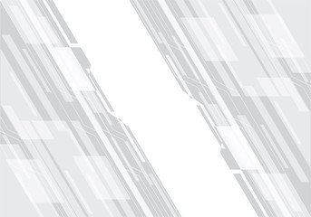 Abstract gray technology design modern futuristic background vector illustration.