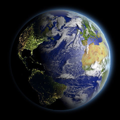 Northern Hemisphere from space