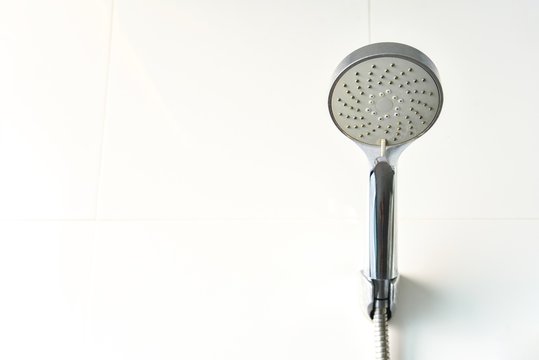 Modern Shower Head Isolated on White Background