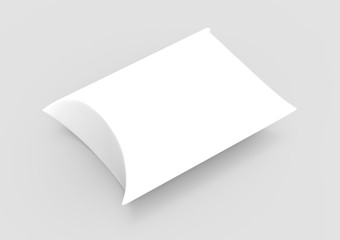 blank pillow box