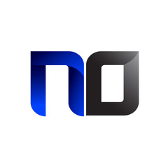 Modern Simple Initial Logo Vector Blue Grey  no