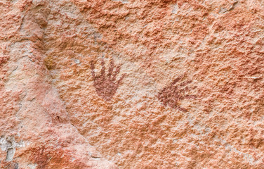 Prehistoric rock painting