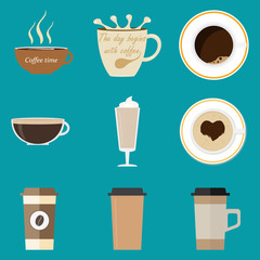 A set of coffee cups