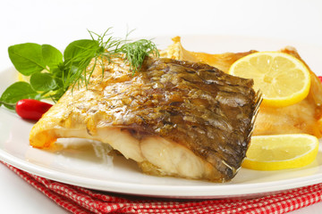Oven baked carp fillets