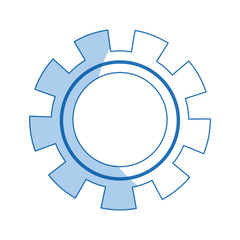 gear wheel mechanical business collaboration teamwork icon concept vector illustration