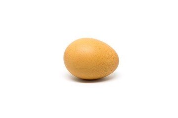Egg isolated on white background