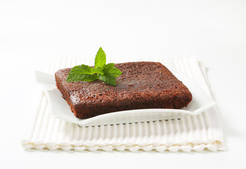 Chocolate brownie cake