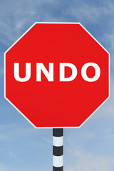 Undo - operational concept
