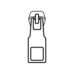 Zipper symbol icon vector illustration graphic design