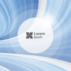 Abstract swirl background. Vector illustration with place for text.
