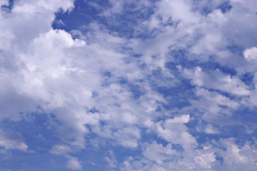 Blue sky with clouds background