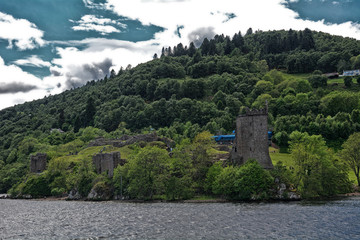 Fototapeta na wymiar Urquhart Castle, Loch Ness, Scotland