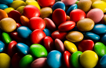 Fototapeta na wymiar A lot of colorful candies 