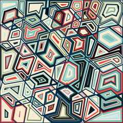 Abstract geometric colored background