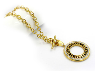 Ladies Necklace - One Color Background