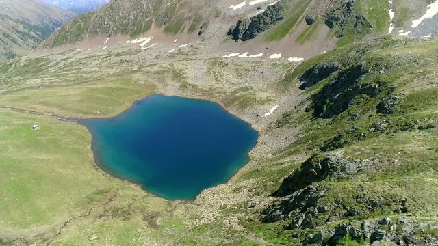 Aerial 4K - Val Grosina - Val di Sacco - Valtellina (IT) - Laghetti di Malghera 