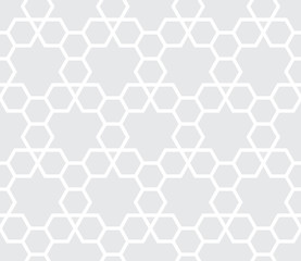 geometric hexagon seamless vector grid pattern background