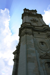 Fototapeta na wymiar sky sant gallen cathedral
