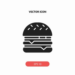 cheeseburger vector icon