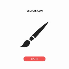 brush artist vector icon