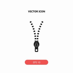 zipper tool vector icon