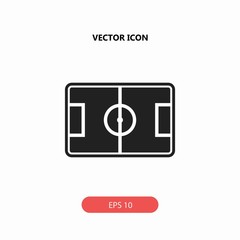 soccer field vector icon