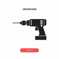 power drill vector icon