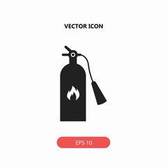fire extinguisher vector icon