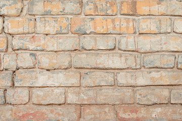 Brick texture with scratches and cracks