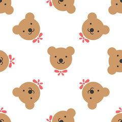 Bear seamless wallpaper 