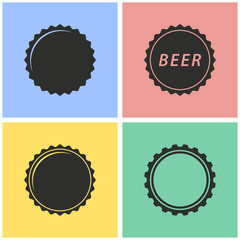 Bottle cap - vector icon.