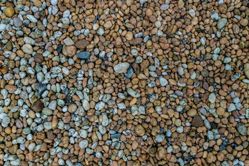 White and brown gravel texture