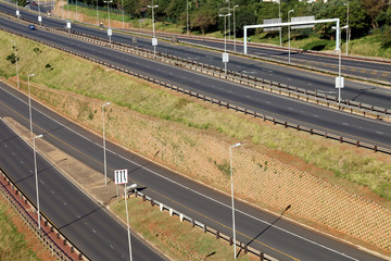 Freeway Passing Through Mhlanga Ridge  in Durban South Africa