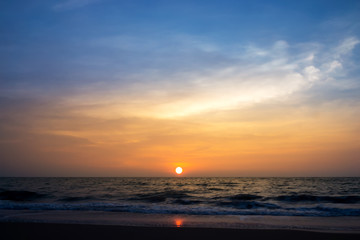 sunset on the andaman sea, Thailand