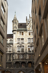 Obraz premium Town Hall (Rathaus) in Marienplatz, Munich, Germany