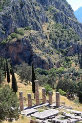 Grèce, site archéologique de Delphes