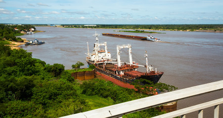 Paraguay River in Asuncion