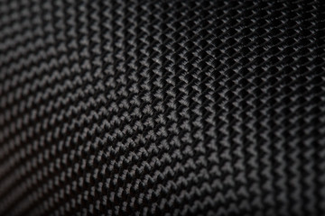 Black nylon fabric texture background.