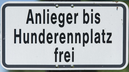 Anlieger frei