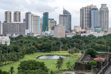 Fototapeta premium 11 czerwca 2017 r. Manila citiview at intramuros, Manila, Filipiny