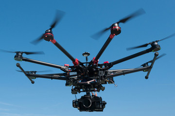 Drone in flight
