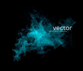 Vector illustration of smoky shape.