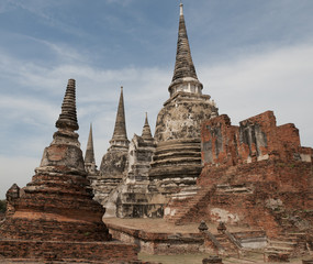 Fototapeta premium Ayutthaya Historical Park, old city of Ayutthaya, Thailand