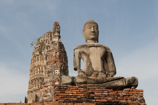 Ayutthaya Historical Park, old city of Ayutthaya, Thailand