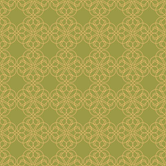 Fototapeta premium Flower abstract seamless pattern